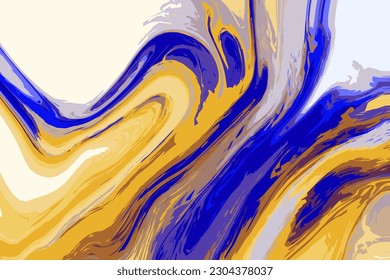 Multi-color Abstract background. Acrylic painting. Hand-drawn illustration. Vector