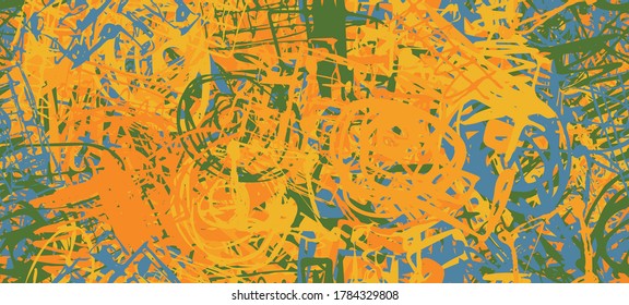 Multi-color abstract background. Color seamless texture. Grunge graffiti