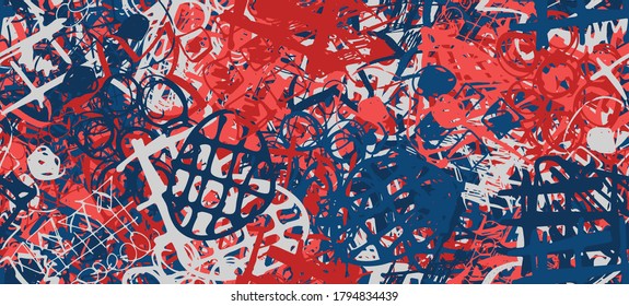 Fondo abstracto multicolor. Textura sin costura de color. Graffiti de Grunge