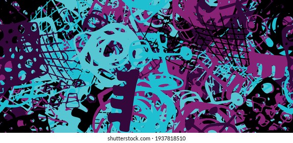 Multi-color abstract background. Color seamless texture. Grunge graffiti