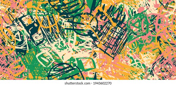 Multi-color abstract background. Color seamless texture. Grunge graffiti