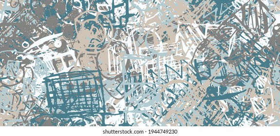 Multi-color abstract background. Color seamless texture. Grunge graffiti