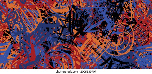 Multi-color abstract background. Color seamless texture. Grunge graffiti