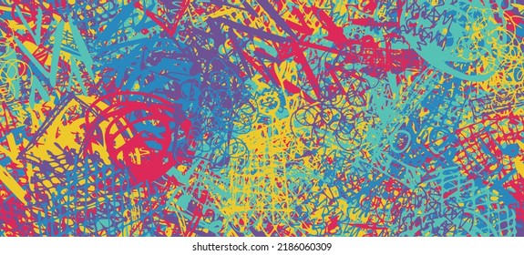 Multi-color abstract background. Color seamless texture. Grunge graffiti