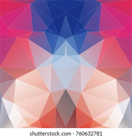 Multicolor Abstract background with gradient triangle shapes