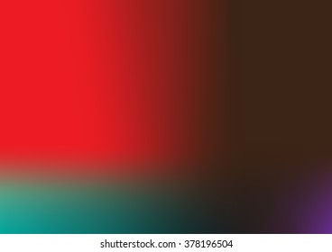 Multicolor abstract background with green,red and black color
