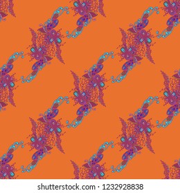 Multicolor abstract background weave seamless pattern.