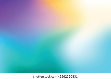 Multicolor abstract blurred gradient background