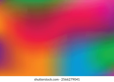 Multicolor abstract blurred gradient background