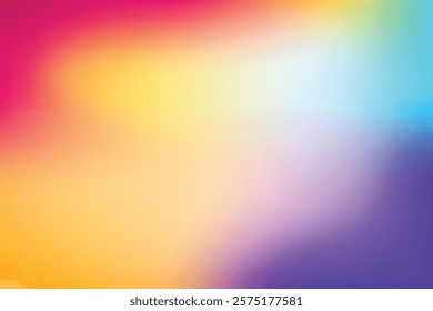 Multicolor abstract blurred gradient background