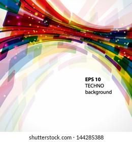 Multicolor abstract bright background. Elements for design. Eps10.