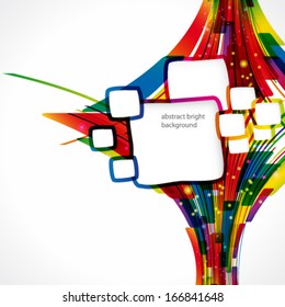 Multicolor abstract bright background. Elements for design. Eps10.