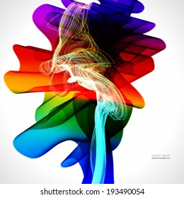 Multicolor abstract bright background. Elements for design. Eps10.