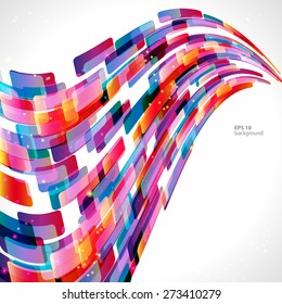 Multicolor abstract bright background. Elements for design. Eps10.
