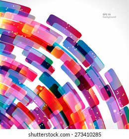 Multicolor abstract bright background. Elements for design. Eps10.