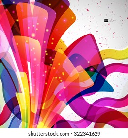 Multicolor abstract bright background. Elements for design. Eps10.