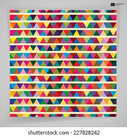 Multicolor abstract bright background with triangles. Elements for design. Eps10.