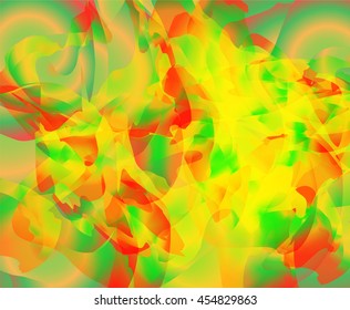 multicolor abstract kaleidoscope background painted watercolor brush