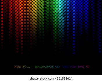 multicolor abstract light disco background square pixel mosaic vector eps 10