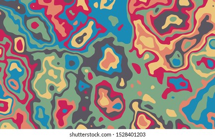 Multicolor Abstract Liquid Background. Paint art for your design templates
