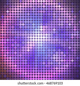 Multicolor abstract mosaic background. Pixel backdrop in 8-bit style, digital pattern vector ilustration