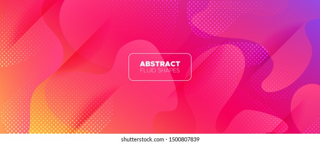 Multicolor Abstract Poster. Futuristic Gradient. Minimal Pattern. Vivid Flow Brochure. 3d Fluid Shapes. Rainbow Gradient Background. Dotted Minimal Design. Orange Wave Brochure. Abstract Shapes.