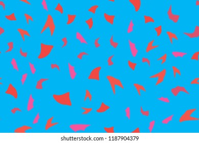 Multicolor abstract seamless geometric pattern. Vector EPS 10