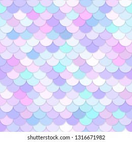 Multicolor backdrop with rainbow scales. Kawaii mermaid princess pattern. Sea fantasy invitation for girlie party. Delicate pastel colors: pink, purple, blue, turquoise. For wallpaper, covers, cards