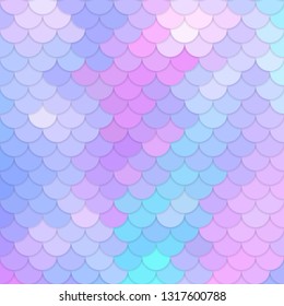 Multicolor backdrop with rainbow scales. Kawaii mermaid princess pattern. Sea fantasy invitation for girlie party. 