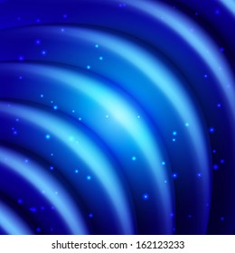 Multicolor background abstract folds or liquid waves illustration of wavy folds