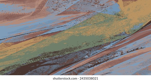 Multicolor background. Background of abstract shapes of different colors. Screen saver. Vector illustration