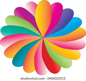 Multicolor background art colourful symbol