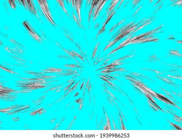 Multicolor background in blue color with light rays