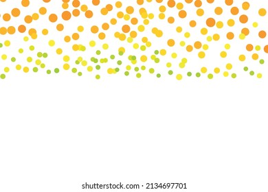 Multicolor background, colorful vector texture with circles. Splash effect banner. Dotted abstract illustration with blurred drops of rain. Pattern for web page, banner,poster, card.