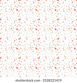 Multicolor background, colorful vector texture with circles. Splash effect banner. Dotted abstract illustration with blurred drops of rain. Seamless pattern for fabric, textile.