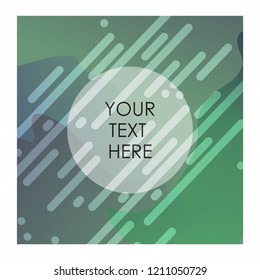 Multicolor background with typography vector