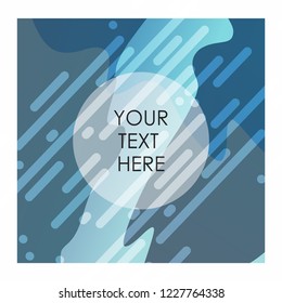 Multicolor background with typography vector