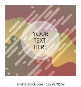 Multicolor background with typography vector