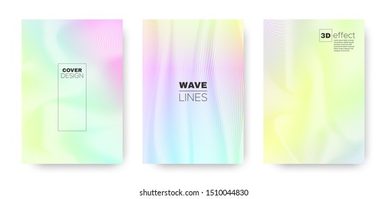 Multicolor Banner. Pastel 3d Design. Lines Brochure. Movement Distorted Texture. Pastel Gradient Covers. Rainbow Lines Brochure. Music Gradient Shape. Hologram Geometric Texture.