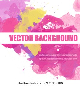 multicolor billboard templates with watercolor dye splash conceptual scene ideal for several user design for partnership documents ad and placards star colorful scene paint multicolor stroke fun splat