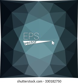 multicolor blue geometric rumpled triangular low poly style gradient illustration graphic background. Vector polygonal design for your business.