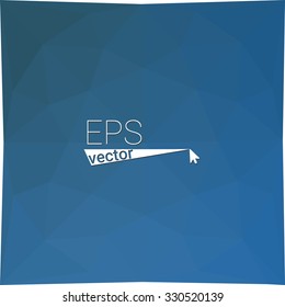 multicolor blue geometric rumpled triangular low poly style gradient illustration graphic background. Vector polygonal design for your business.