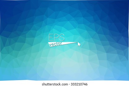 multicolor blue geometric rumpled triangular low poly style gradient illustration graphic background. Vector polygonal design for your business.
