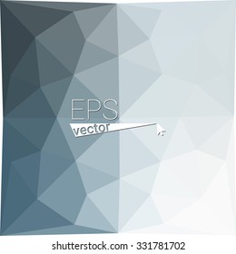 multicolor blue gray geometric rumpled triangular low poly style gradient illustration graphic background. Vector polygonal design for your business.