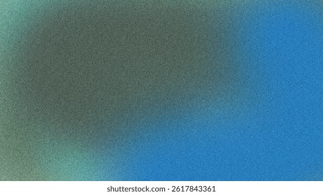 Textura abstracta multicolor de la gradación del grano azul y verde, fondo abstracto del desenfoque de la textura del ruido del Vector.