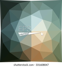 multicolor blue green geometric rumpled triangular low poly style gradient illustration graphic background. Vector polygonal design for your business.