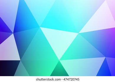 multicolor blue polygonal geometric banner with rumpled triangular low poly origami style background. vector illustration. for your idea business, wallpaper, web-design.