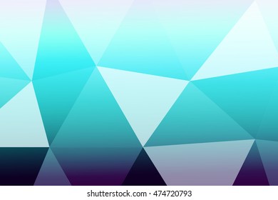 multicolor blue polygonal geometric banner with rumpled triangular low poly origami style background. vector illustration. for your idea business, wallpaper, web-design.