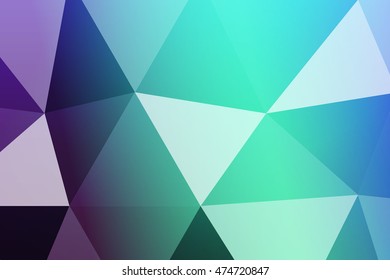 multicolor blue polygonal geometric banner with rumpled triangular low poly origami style background. vector illustration. for your idea business, wallpaper, web-design.