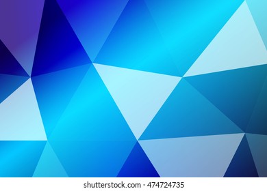 multicolor blue polygonal geometric banner with rumpled triangular low poly origami style background. vector illustration. for your idea business, wallpaper, web-design.